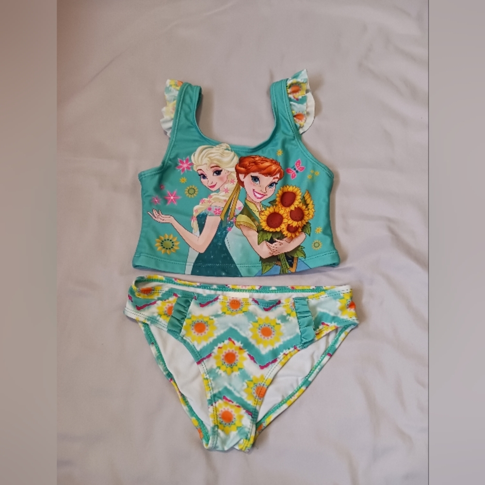 Disney Anna & Elsa Tankini Size 6/6x